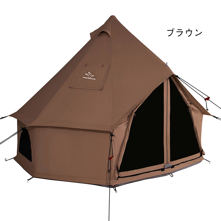 ホワイトダック　レガッタ10　ブラウン